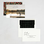 "Minimal Modern holiday" - Holiday Cards in Coal by Jackie Crawford - Assembled