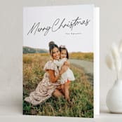 "Holiday Minimalist" - Holiday Cards in Coal by Design Lotus - Folded Card