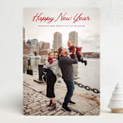 "Christmas Classic" - Holiday Cards in Rouge by Sara Hicks Malone - Front