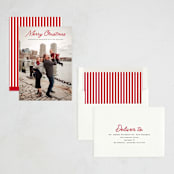 "Christmas Classic" - Holiday Cards in Rouge by Sara Hicks Malone - Assembled