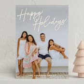 "Caroling" - Holiday Cards in Eggnog by Robert and Stella - Front
