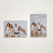 "Caroling" - Holiday Cards in Eggnog by Robert and Stella - Photo Orientation Options