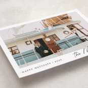 "Scripted Penmanship Frame" - Holiday Cards in Snow by Jackie Crawford - Detail