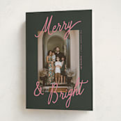 "Jottings" - Holiday Cards in Mistletoe by Pixel and Hank - Folded Card
