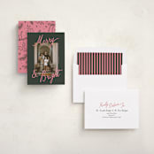 "Jottings" - Holiday Cards in Mistletoe by Pixel and Hank - Assembled