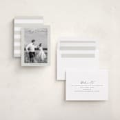 "Chic Script" - Holiday Cards in Dove by Nicoletta Savod - Assembled
