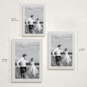 "Chic Script" - Holiday Cards in Dove by Nicoletta Savod - Formats Available
