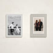 "Chic Script" - Holiday Cards in Dove by Nicoletta Savod - Photo Orientation Options