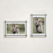 "Traditional Plaid" - Holiday Cards in Sage by Ashley Presutti Beasley - Photo Orientation Options