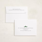 "Starry Tree" - Holiday Cards in Pine by Adelyn T. - FREE Recipient Addressing