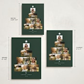 "Starry Tree" - Holiday Cards in Pine by Adelyn T. - Formats Available