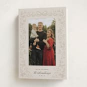 "Garland" - Holiday Cards in Buttercream by Kate Ahn - Folded Card