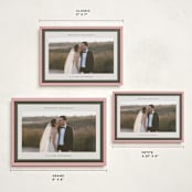 "Modern striped frame" - Holiday Cards in Candy Cane by Jackie Crawford - Formats Available