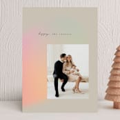 "glowy" - Holiday Cards in Caramel by Lori Wemple - Front