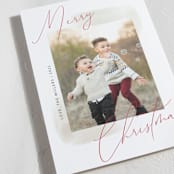 "Sheer Wash" - Holiday Cards in Cherry by Nicoletta Savod - Detail