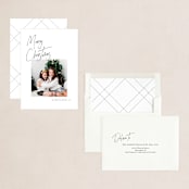"Handwritten Wishes" - Holiday Cards in Ice by Nicole Walsh - Assembled