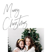 "Handwritten Wishes" - Holiday Cards in Ice by Nicole Walsh - Detail