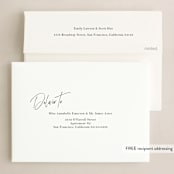 "Handwritten Wishes" - Holiday Cards in Ice by Nicole Walsh - FREE Recipient Addressing
