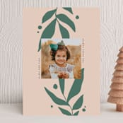 "encompassing" - Holiday Cards in Blush by Olivia Goree - Front