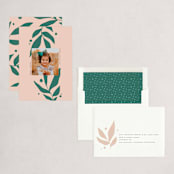 "encompassing" - Holiday Cards in Blush by Olivia Goree - Assembled