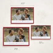 "Edge" - Holiday Cards in Berry by Angela Thompson - Formats Available