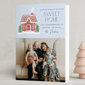 "Home Sweet Home" - Holiday Cards in Lollipop by Brooke Chandler - Folded Card