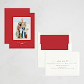 "Christmas cord" - Holiday Cards in Barn by Lea Delaveris - Assembled