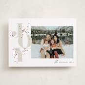 "Lit up" - Holiday Cards in Taupe by Stacey Meacham - Front