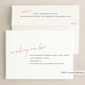"Keepin' It Real" - Holiday Cards in Poinsettia by Up Up Creative - FREE Recipient Addressing