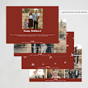 "we're merrier together" - Holiday Cards in Holly by Lisa Assenmacher - Back of Card Options