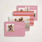 "pop joy" - Holiday Cards in Candied Grapefruit by Lori Wemple - Back of Card Options