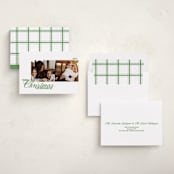 "Duplicity" - Holiday Cards in Mint by Inkblot Design - Assembled