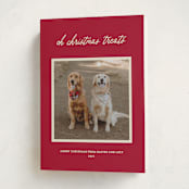 "Christmas Treats" - Holiday Cards in Red Chew Toy by Sarah Hawkins Designs - Folded Card
