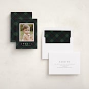 "Balmoral Green" - Holiday Cards in Pine by Olivia Kanaley Inman - Assembled