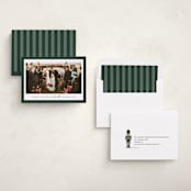 "Colored Edge" - Holiday Cards in Hunter by Jennifer Postorino - Assembled