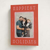 "Delightful" - Holiday Cards in Maraschino by Pixel and Hank - Folded Card