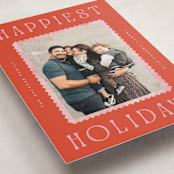 "Delightful" - Holiday Cards in Maraschino by Pixel and Hank - Detail