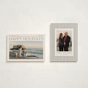 "Holiday Headlines" - Holiday Cards in Ink by Ekko Studio - Photo Orientation Options