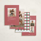 "Holiday Rainbow" - Holiday Cards in Crimson Green by Chris Griffith - Back of Card Options