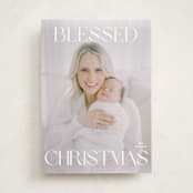 "merry" - Holiday Cards in Snowflake by Angela Thompson - Front
