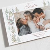 "Pick Your Tree" - Holiday Cards in Snowflake by Petra Kern - Detail