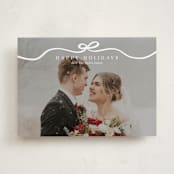 "Bow Tied" - Holiday Cards in Snow by Kaydi Bishop - Front