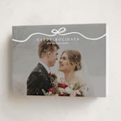 "Bow Tied" - Holiday Cards in Snow by Kaydi Bishop - Folded Card