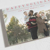"Height of Happiness" - Holiday Cards in Holly by Carolyn MacLaren - Detail
