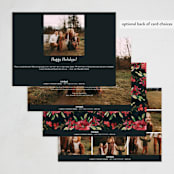"abundant frame" - Holiday Cards in Fuchsia by Phrosné Barwood - Back of Card