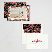 "abundant frame" - Holiday Cards in Fuchsia by Phrosné Barwood - Assembled