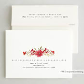 "abundant frame" - Holiday Cards in Fuchsia by Phrosné Barwood - FREE Recipient Addressing