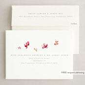 "Holiday Meadow" - Holiday Cards in Carnation by Grace Kreinbrink - FREE Recipient Addressing