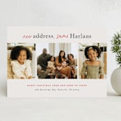 "new address" - Holiday Cards in Taupe by Sara Hicks Malone - Front