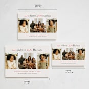 "new address" - Holiday Cards in Taupe by Sara Hicks Malone - Formats Available
